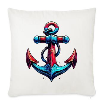 An Anchor - Sofa pillowcase 17,3'' x 17,3'' (45 x 45 cm) - natural white - Front