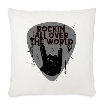 Rock'n'Roll - Sofa pillowcase 17,3'' x 17,3'' (45 x 45 cm) - natural white - Front