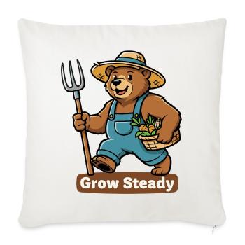 Résistants aux cires – Bärenbauer - Housse de coussin décorative 45 x 45 cm - blanc nature - Devant