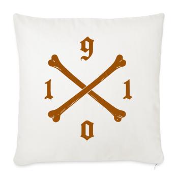 1910 Football Fan St. Pauli Hoodie, Shirt., Pillow - Sofa pillowcase 17,3'' x 17,3'' (45 x 45 cm) - natural white - Front
