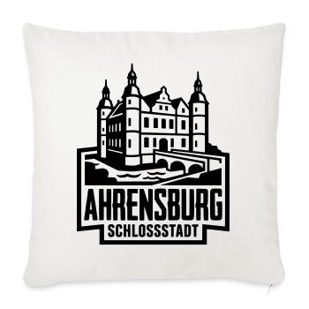 Ahrensburg Schleswig Holstein - Sofakissenbezug 45 x 45 cm - Naturweiß  - Vorne