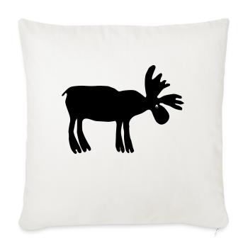 moose - Sofa pillowcase 17,3'' x 17,3'' (45 x 45 cm) - natural white - Front