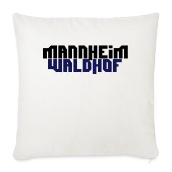 mannheim waldhof - Sofakissenbezug 45 x 45 cm - Naturweiß  - Vorne