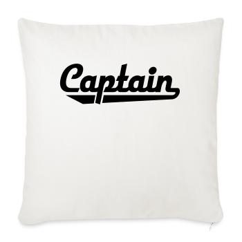 captain - Sofa pillowcase 17,3'' x 17,3'' (45 x 45 cm) - natural white - Front