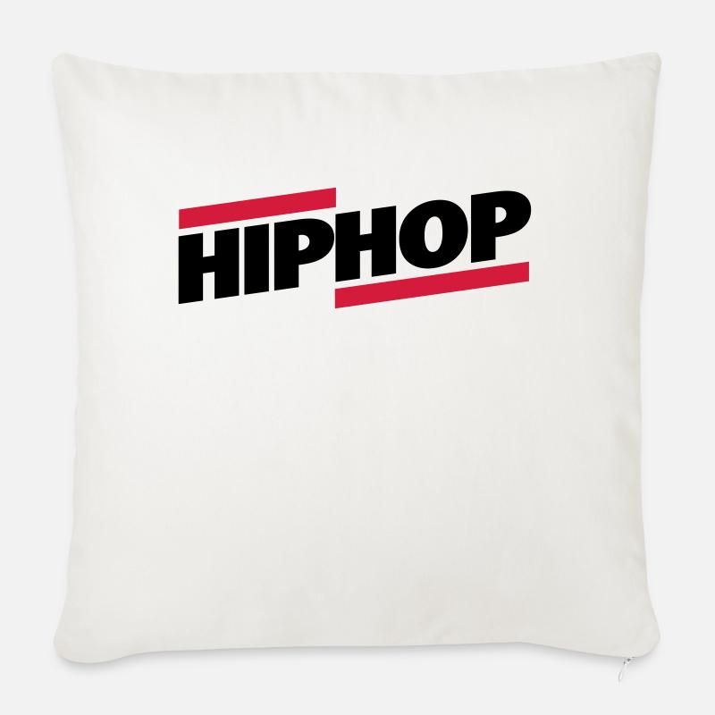 Old School Hip Hop Rap Geschenk - Sofakissenbezug 45 x 45 cm - Naturweiß 
