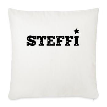 steffi_stern - Sofakissenbezug 45 x 45 cm - Naturweiß  - Vorne