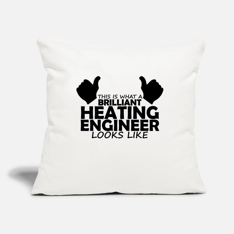 brilliant heating engineer Sofa pillowcase 17,3'' x 17,3'' (45 x 45 cm)