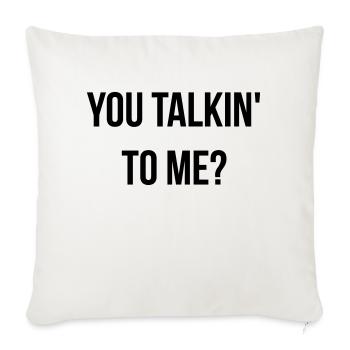 Cinéma / Citation / Série télé / Geek - Housse de coussin décorative 45 x 45 cm - blanc nature - Devant