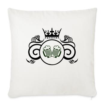 Coat of arms beer - Sofa pillowcase 17,3'' x 17,3'' (45 x 45 cm) - natural white - Front