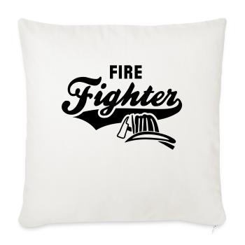 Firefighter - Sofa pillowcase 17,3'' x 17,3'' (45 x 45 cm) - natural white - Front