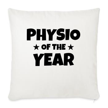 Physiotherapy Physio Krankengymnast Kiné Doctor - Sofa pillowcase 17,3'' x 17,3'' (45 x 45 cm) - natural white - Front