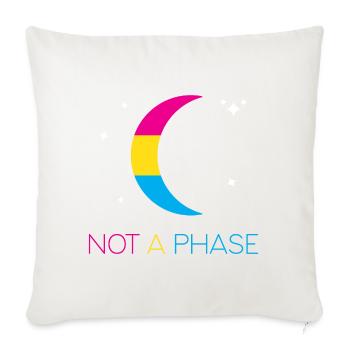 LGBTQ Pride Month - Keine Phase - Pansexuell - Sofakissenbezug 45 x 45 cm - Naturweiß  - Vorne