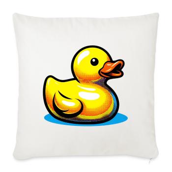 Duckling Duck Duck Duck - Sofa pillowcase 17,3'' x 17,3'' (45 x 45 cm) - natural white - Front