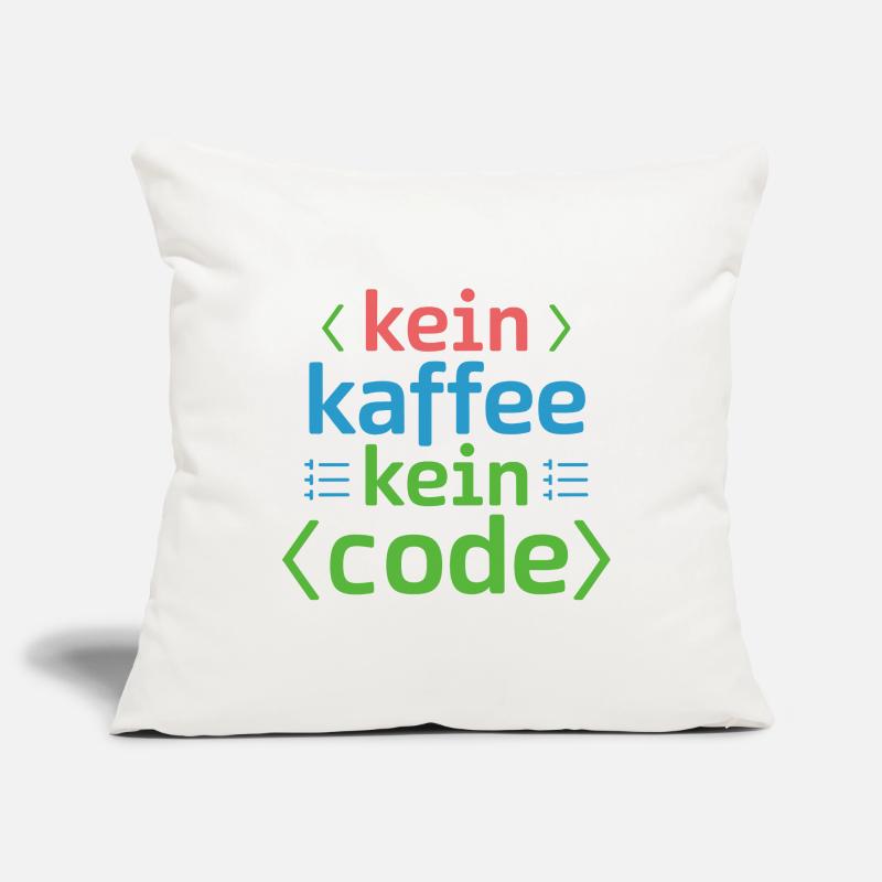 No Coffee No Code Programmer Computer Scientist Sofa pillowcase 17,3'' x 17,3'' (45 x 45 cm)
