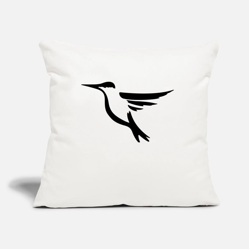 Kolibri 2 - Vogel Geschenk Geschenkidee Sofakissenbezug 45 x 45 cm