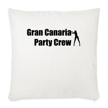 Gran Canaria - Sofakissenbezug 45 x 45 cm - Naturweiß  - Vorne