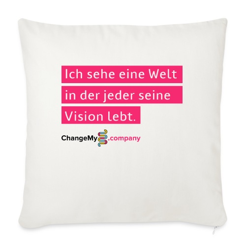ChangeMy.Company Vision Branding - Sofakissenbezug 45 x 45 cm