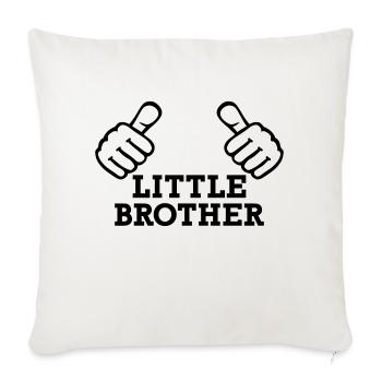 Little Brother - Sofa pillowcase 17,3'' x 17,3'' (45 x 45 cm) - natural white - Front
