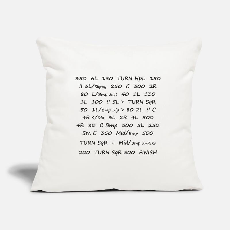 Pace Notes Sofa pillowcase 17,3'' x 17,3'' (45 x 45 cm)