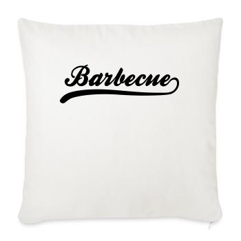 Barbecue - Sofa pillowcase 17,3'' x 17,3'' (45 x 45 cm) - natural white - Front