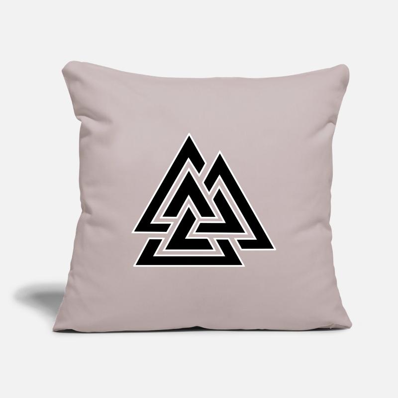 Triangular intertwined pattern Sofa pillowcase 17,3'' x 17,3'' (45 x 45 cm)