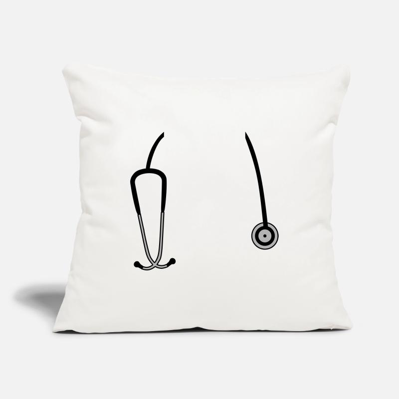 Stéthoscope Housse de coussin décorative 45 x 45 cm