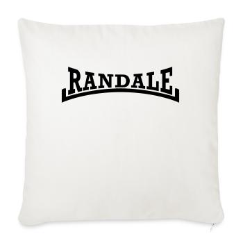 Style de Rampage - Housse de coussin décorative 45 x 45 cm - blanc nature - Devant