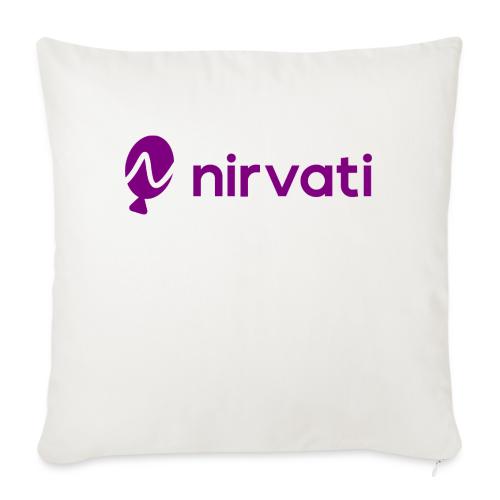 Nirvati Logo - Sofa pillowcase 17,3'' x 17,3'' (45 x 45 cm)