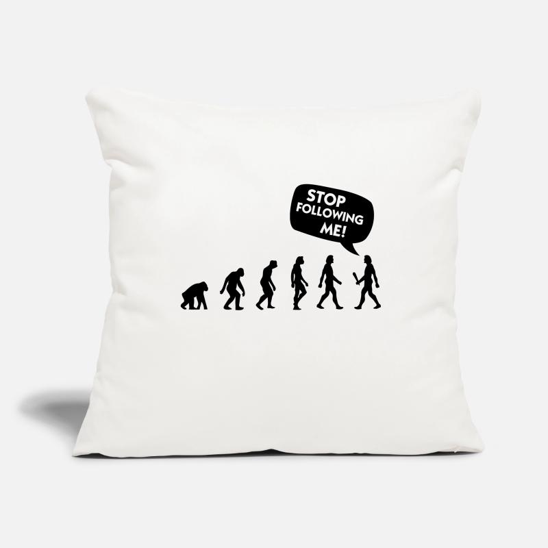 Die Evolution eines Stalkers Sofakissenbezug 45 x 45 cm