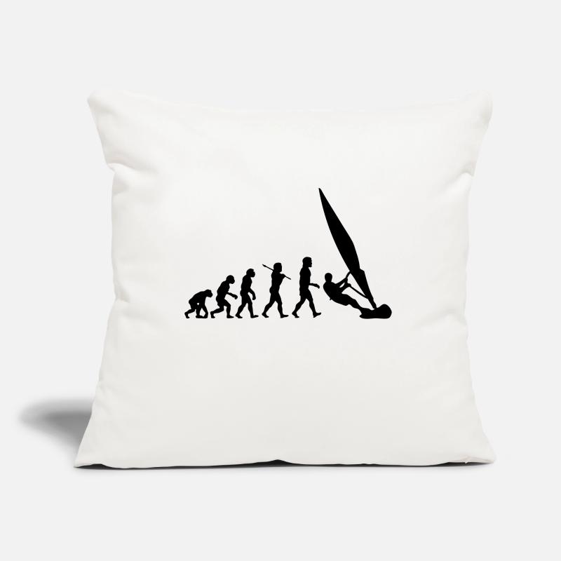 ws01 windsurf evolution Housse de coussin décorative 45 x 45 cm