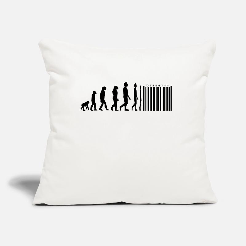 Evolution Strichcode Sofakissenbezug 45 x 45 cm