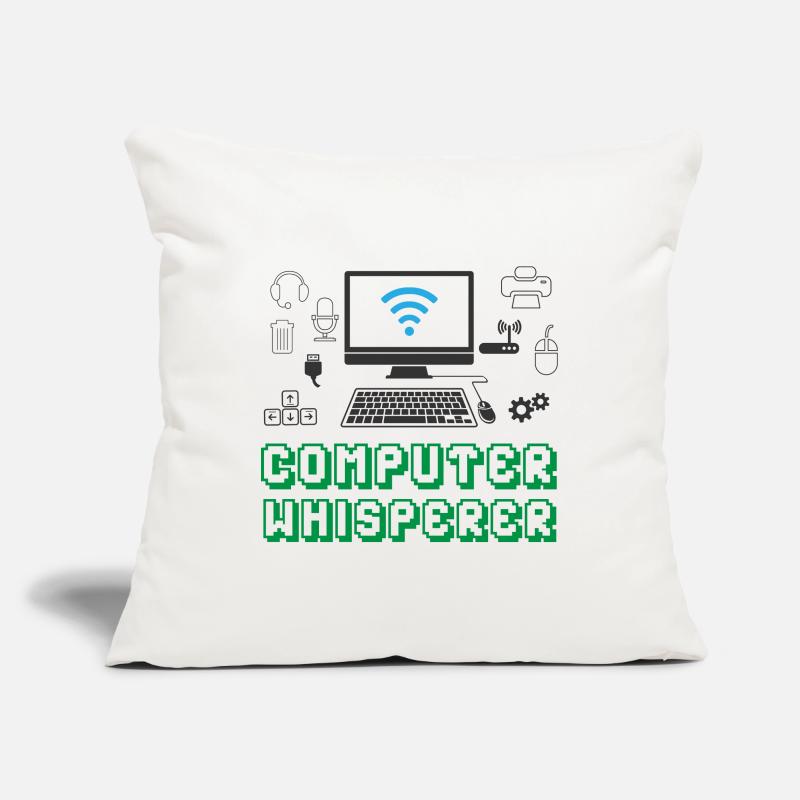 Computer Whisperer - IT Support PC Sofa pillowcase 17,3'' x 17,3'' (45 x 45 cm)