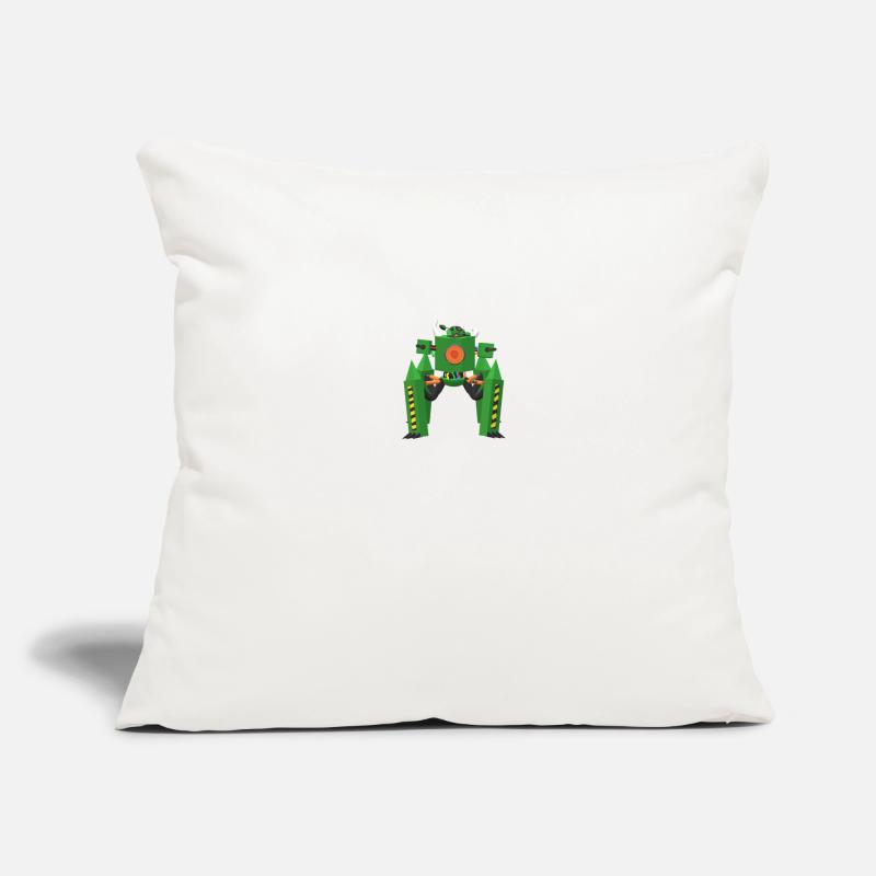 Bot de commande vert Housse de coussin décorative 45 x 45 cm