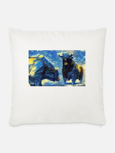 bulle & bär - Sofakissenbezug 45 x 45 cm - Naturweiß