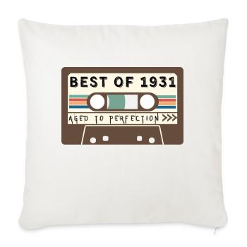 Das Beste von 1931 - Sofakissenbezug 45 x 45 cm - Naturweiß  - Vorne