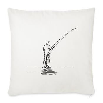 Fischer Drawing - Sofa pillowcase 17,3'' x 17,3'' (45 x 45 cm) - natural white - Front