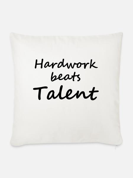 Motivation - Sofakissenbezug 45 x 45 cm - Naturweiß 