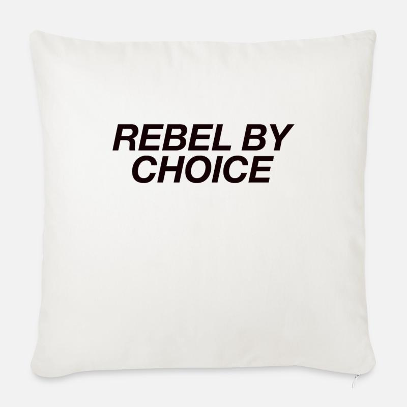 REBEL - Sofakissenbezug 45 x 45 cm - Naturweiß 
