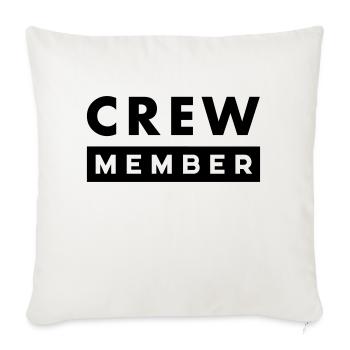 Crew Member - Sofa pillowcase 17,3'' x 17,3'' (45 x 45 cm) - natural white - Front