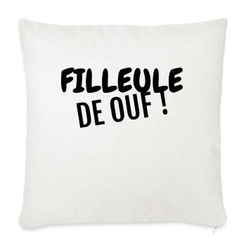 Goddaughter Patentochter Filleule Baby Family - Sofa pillowcase 17,3'' x 17,3'' (45 x 45 cm) - natural white - Front