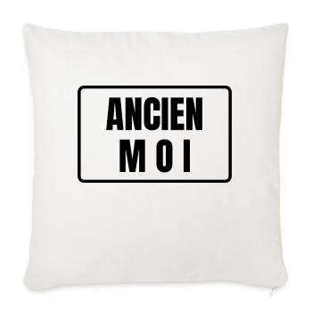 ancien moi - Housse de coussin décorative 45 x 45 cm - blanc nature - Devant