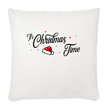 Christmas Time - Sofa pillowcase 17,3'' x 17,3'' (45 x 45 cm) - natural white - Front