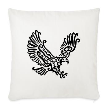 Black Eagle - Sofa pillowcase 17,3'' x 17,3'' (45 x 45 cm) - natural white - Front