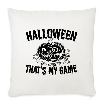 Halloween That's My Game - Halloween Pumpkin - Sofakissenbezug 45 x 45 cm - Naturweiß  - Vorne