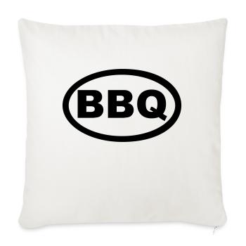 BBQ - Sofa pillowcase 17,3'' x 17,3'' (45 x 45 cm) - natural white - Front