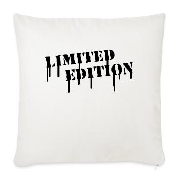 limited_edition_paint - Housse de coussin décorative 45 x 45 cm - blanc nature - Devant