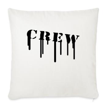 crew_paint - Sofa pillowcase 17,3'' x 17,3'' (45 x 45 cm) - natural white - Front