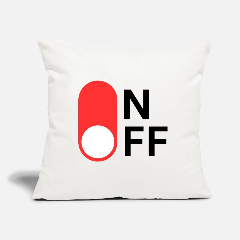 ON / OFF Modus Sofakissenbezug 45 x 45 cm