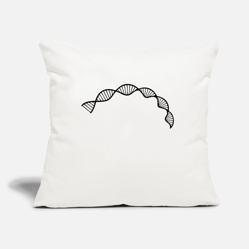 DNA double helix structure cell sequence Sofa pillowcase 17,3'' x 17,3'' (45 x 45 cm)