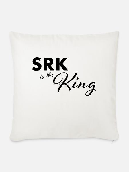 SRK is the King - Sofakissenbezug 45 x 45 cm - Naturweiß 